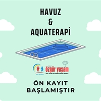 Havuz ve Aquaterapi Ön Kayıt Duyurusu